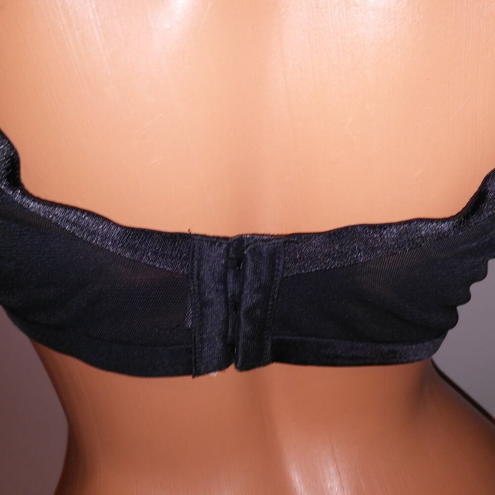 Cacique Bra 38c Lightly Lined Solid Black Underwi… - image 8